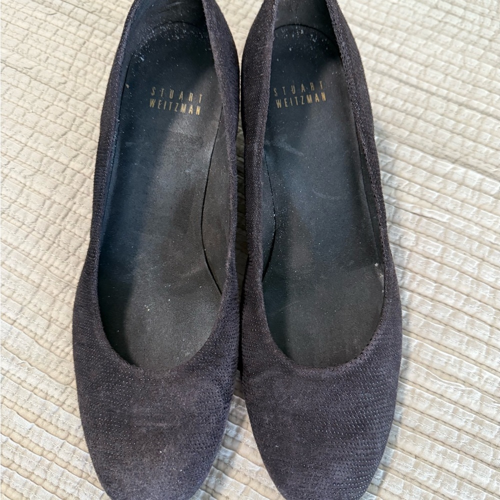 Stuart Weitzman Women's Black Wedge Shoes